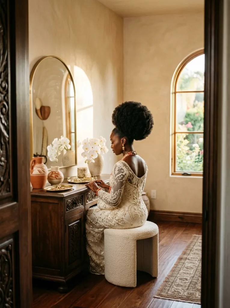 Afro Wedding Hairstyles