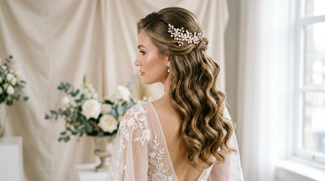 Half Up & Down Hairstyles