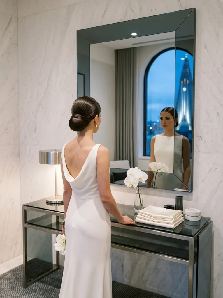 Sleek Chignon Bun