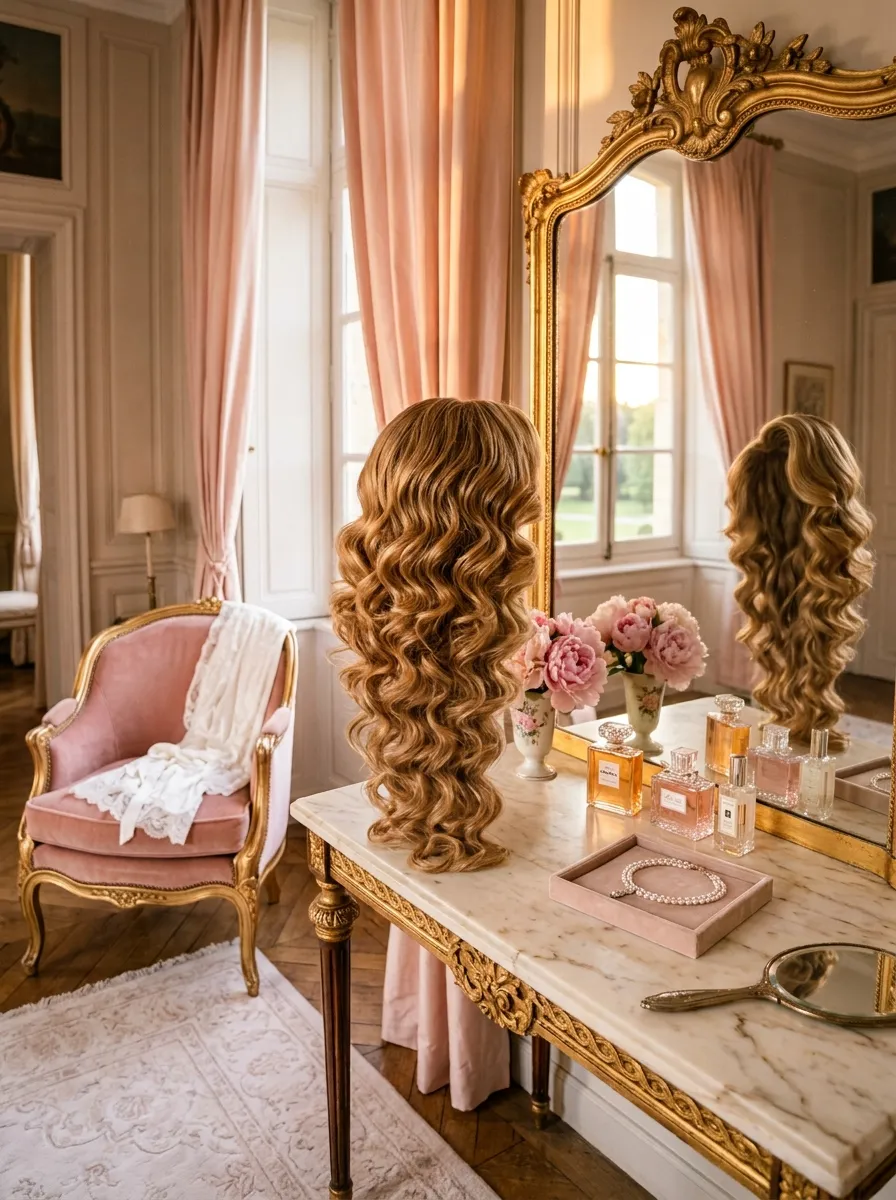Bouncy Reception Curls bridal hairstyle idea for reception wedding hairstyles to dance the night away with elegant textured finish