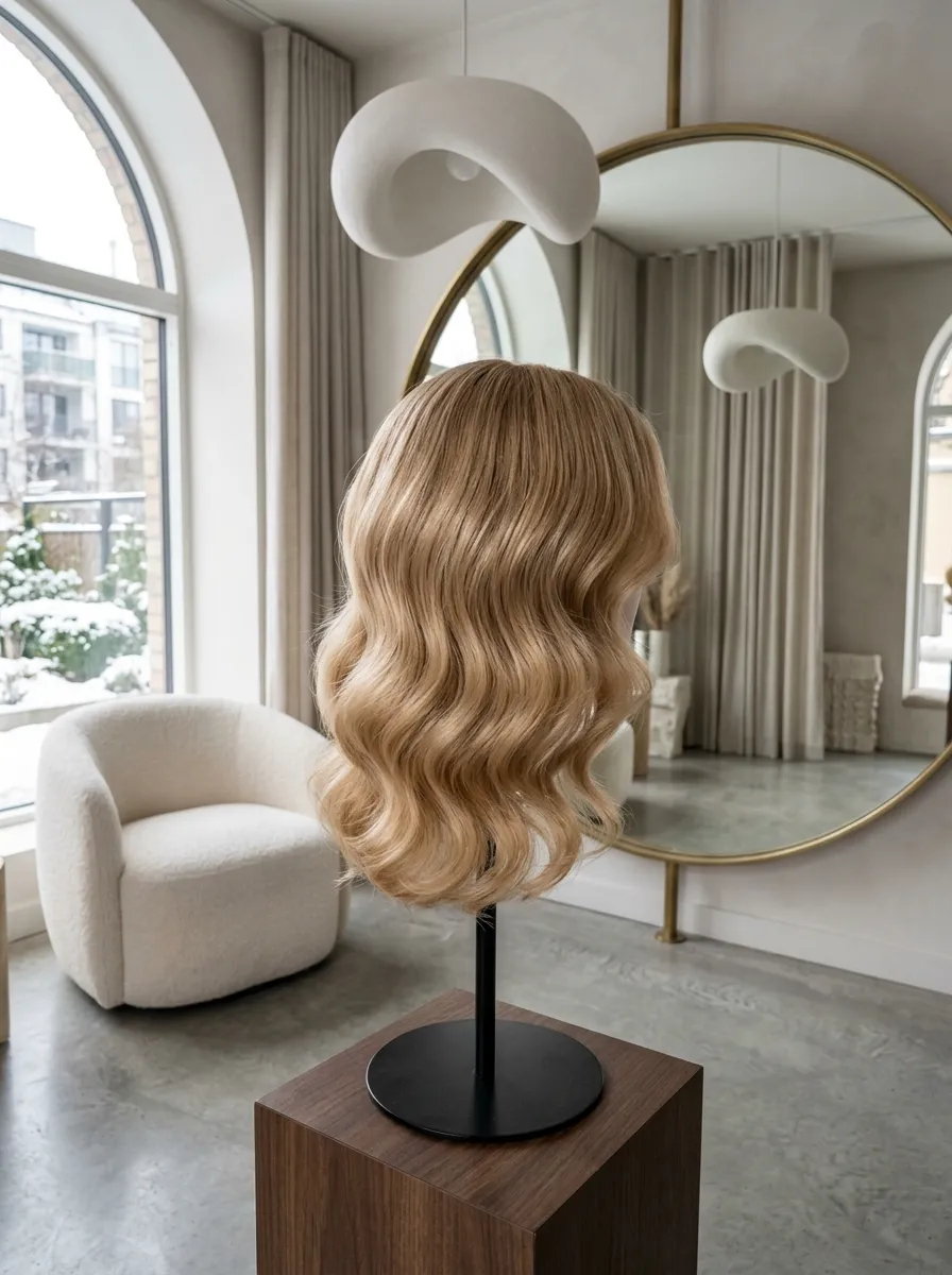 Effortless Wave Blowout bridal hairstyle idea for natural wave wedding hairstyles for effortless glam with elegant textured finish