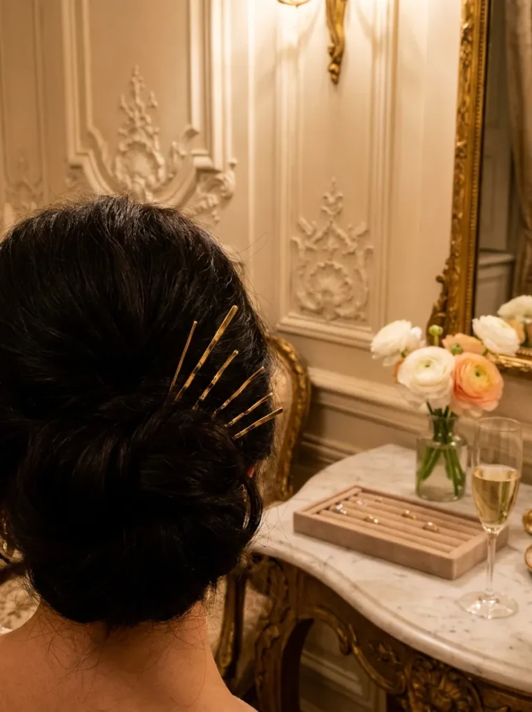 Gold Hairpin Accent