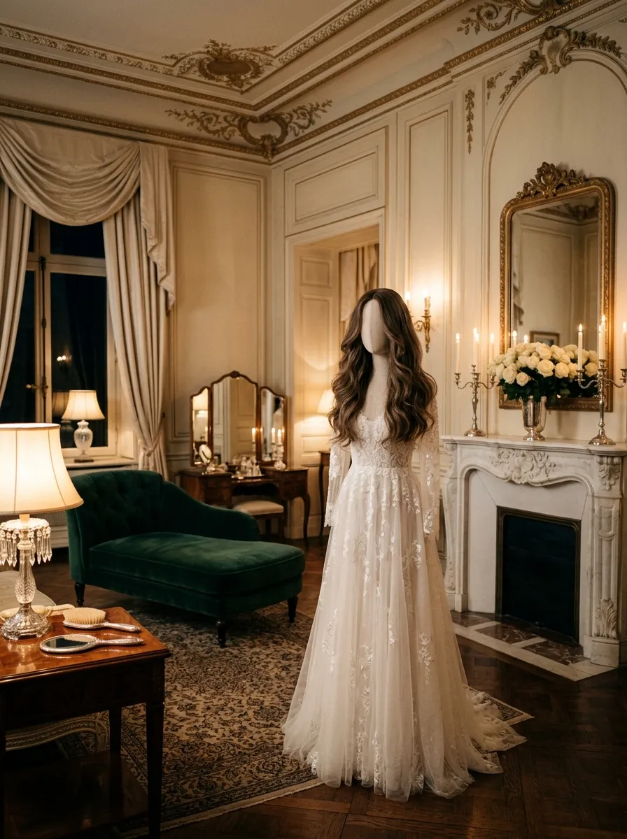 Layered Wave Down bridal hairstyle idea for wedding hairstyles for layers that add movement with elegant textured finish
