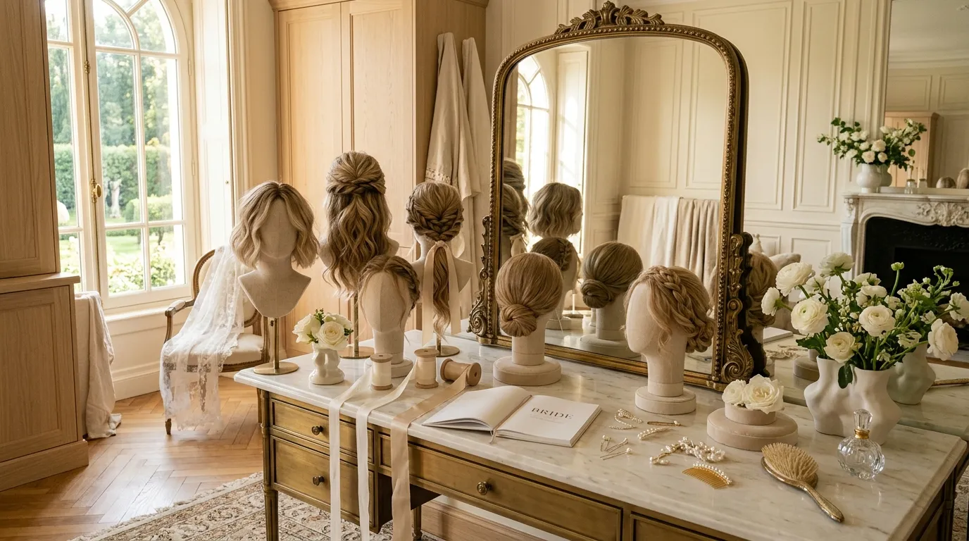 17 Medium Thin Hair Wedding Hairstyles That Add Body