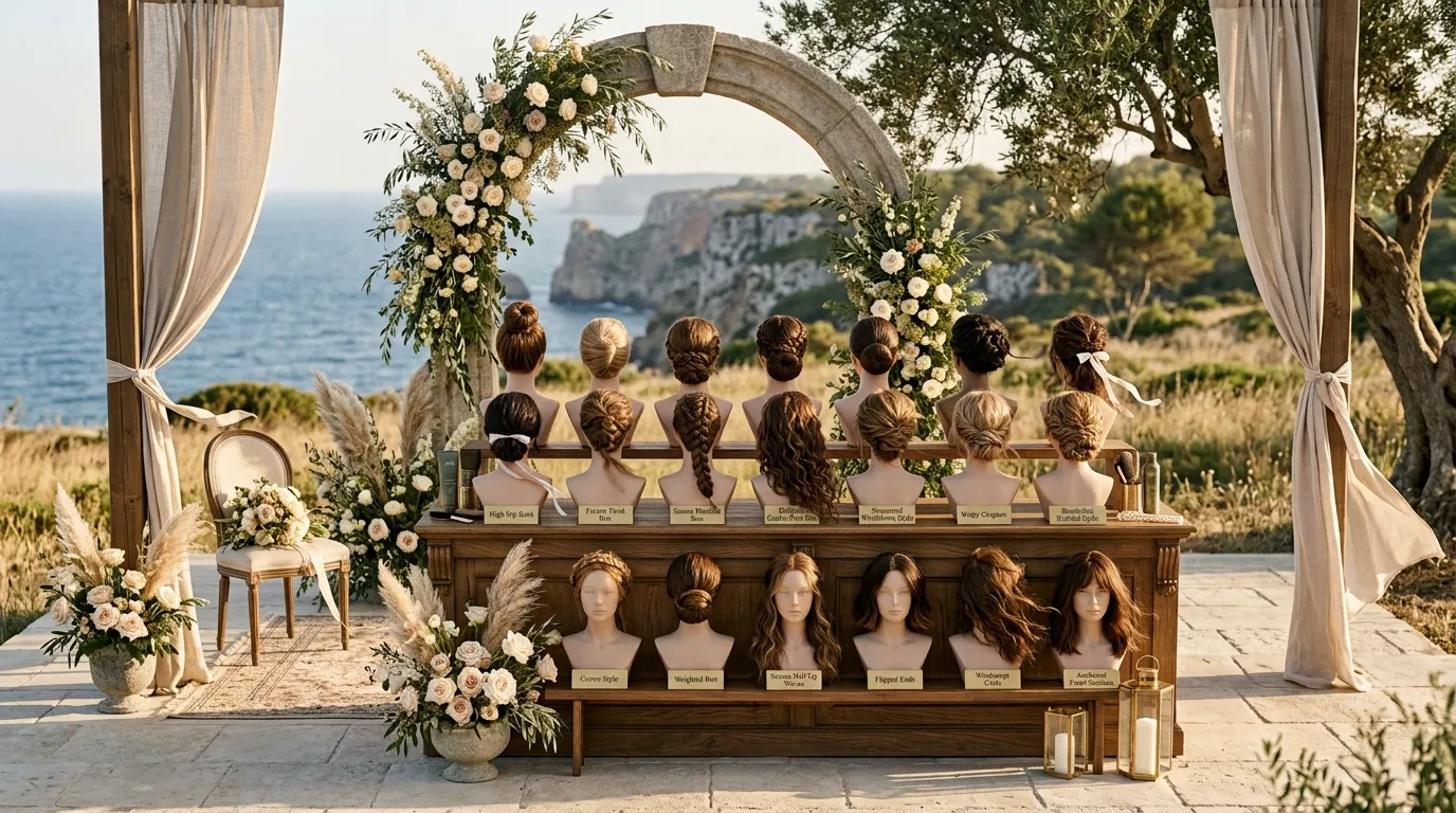 Outdoor Wedding Hairstyles That Survive The Wind bridal hairstyle inspiration for modern weddings