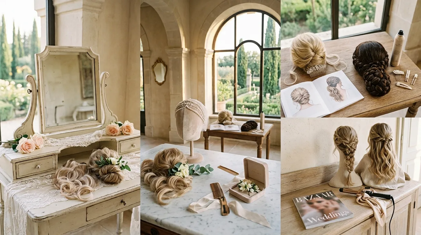 15 Romantic Wedding Hairstyles For Engagement Photos