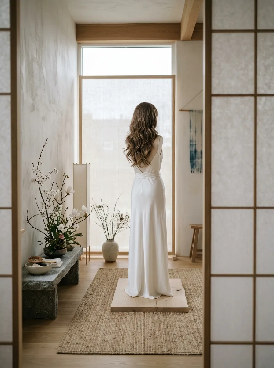 Soft Layer Cascade bridal hairstyle idea for wedding hairstyles for layers that add movement with elegant textured finish