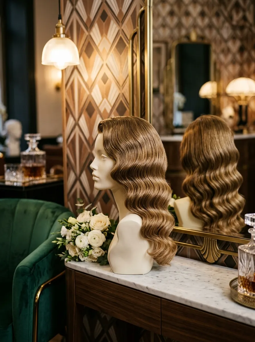 Soft S Wave Curls bridal hairstyle idea for loose curl wedding hairstyles for soft bridal waves with elegant textured finish