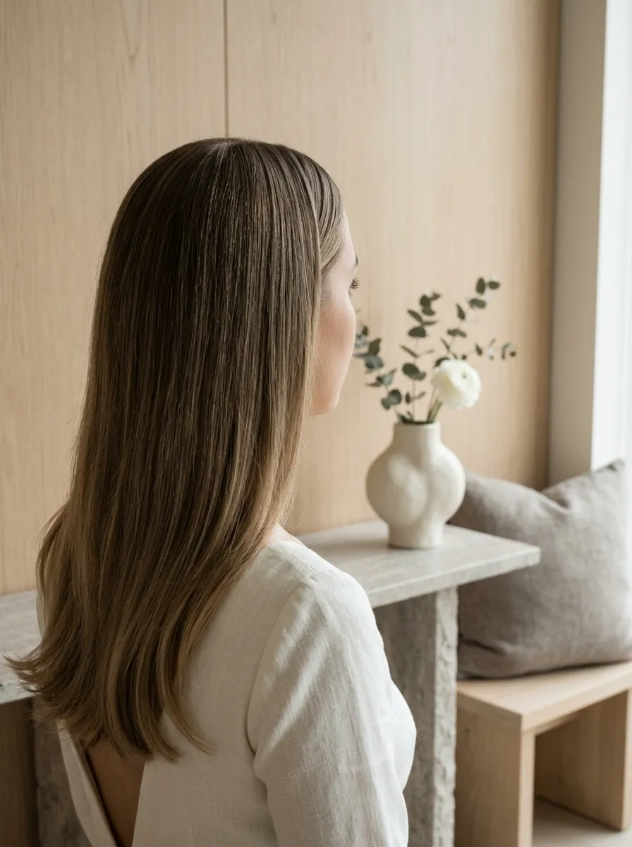 Textured Low Pony bridal hairstyle idea for casual wedding hairstyles for a laid-back bride with elegant textured finish