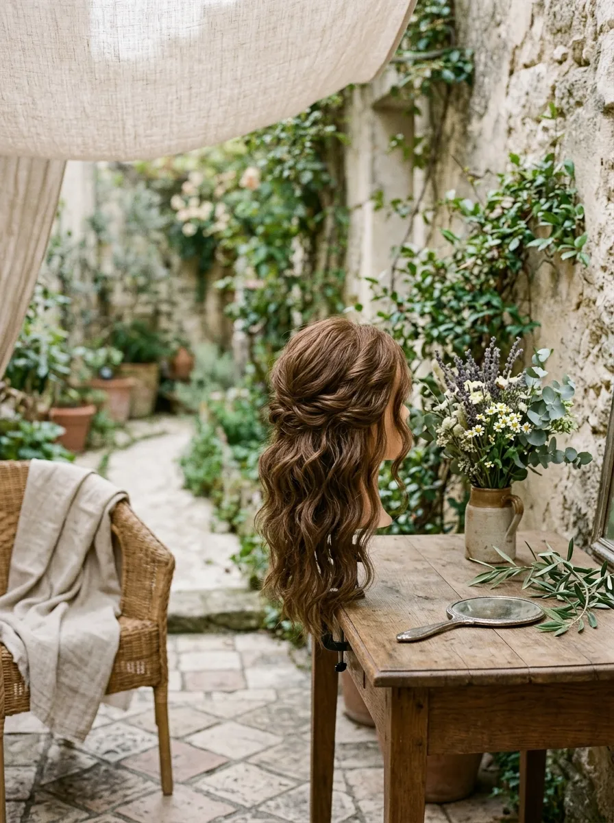 Twist And Shout Updo bridal hairstyle idea for reception wedding hairstyles to dance the night away with elegant textured finish