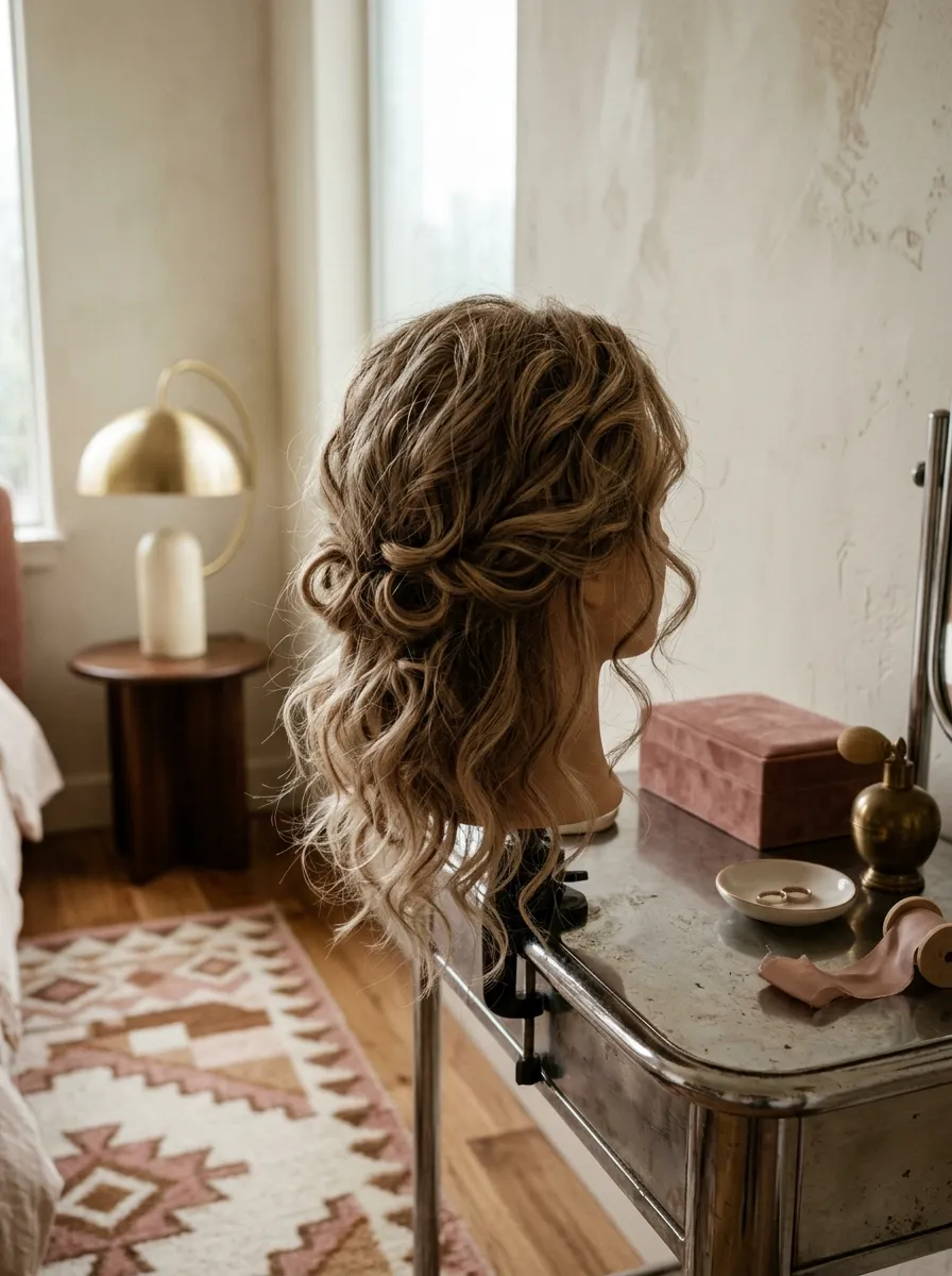 Windswept Airy Hair bridal hairstyle idea for modern wedding hairstyles every bride will love with elegant textured finish